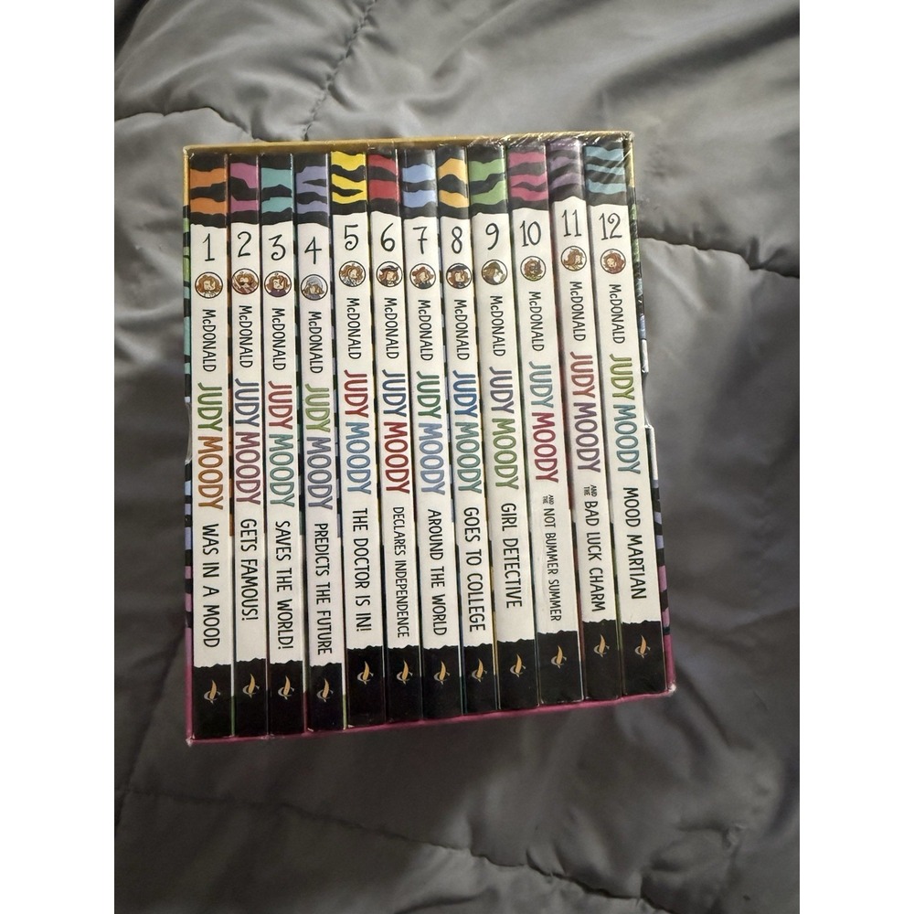 Megan McDonald Judy Moody Most Mood-Tastic Collection Ever Box Set 1-12 Illus - Picture 1 of 4